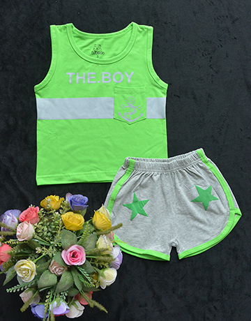 Đồ bộ sát nách bé trai the boy