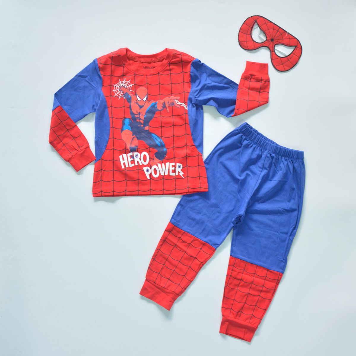 Đồ bộ dài tay cho bé trai TrueKids in siêu nhân nhện kèm mặt nạ