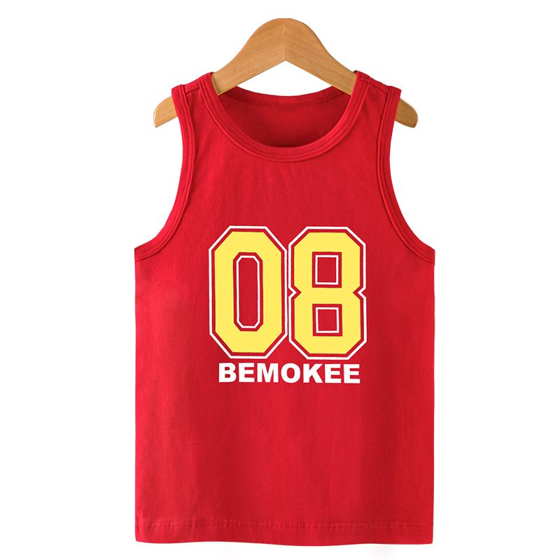 Áo ba lỗ bé trai TrueKids cotton 100% mềm mịn in hình ngộ nghĩnh