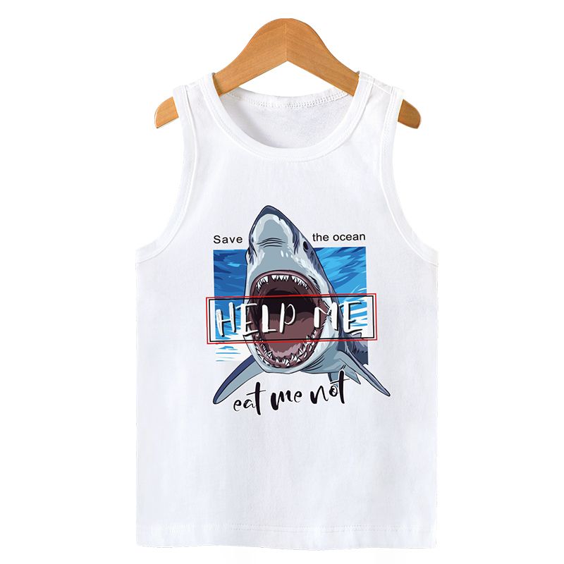 Áo ba lỗ bé trai TrueKids cotton 100% mềm mịn in hình ngộ nghĩnh