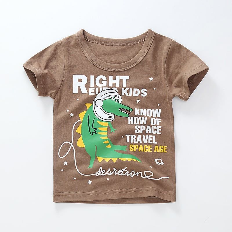 Áo thun bé trai truekids áo phông chất cotton 100% nhiều hình in hàng xuất