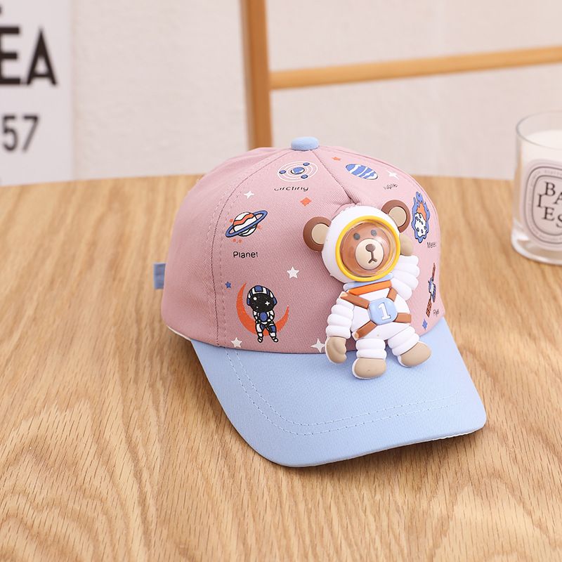 Mũ lưỡi trai cho bé trai TrueKids, nón gấu phi hành gia cho bé 1 - 5 tuổi