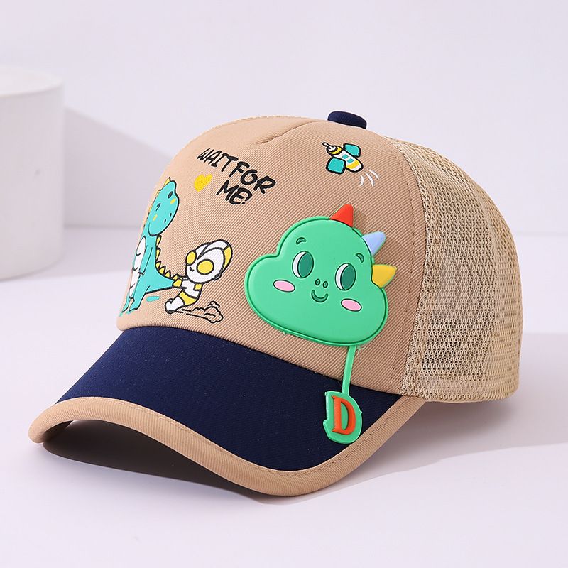 Mũ lưỡi trai cho bé trai TrueKids, nón in khủng long cho bé 1 - 5 tuổi