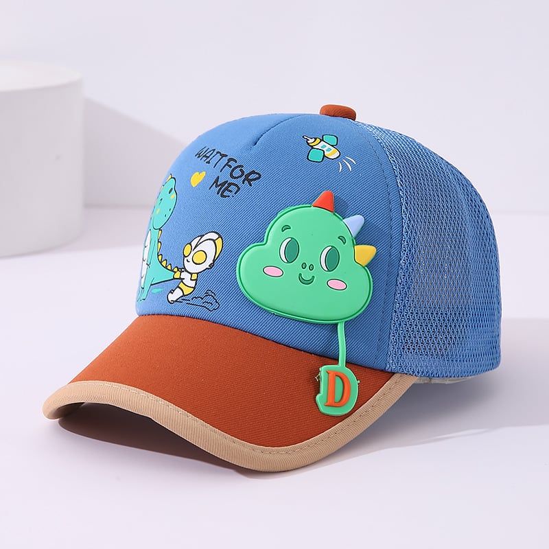 Mũ lưỡi trai cho bé trai TrueKids, nón in khủng long cho bé 1 - 5 tuổi