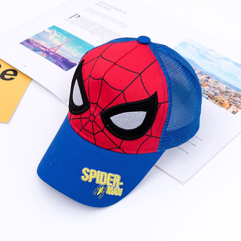 Mũ siêu nhân nhện cho bé trai TrueKids, nón thêu siêu nhân nhện cho bé 3 - 8 tuổi