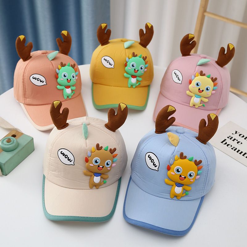 Mũ lưỡi trai cho bé trai TrueKids, nón sừng hươu gắn nổi cho bé 1 - 3 tuổi