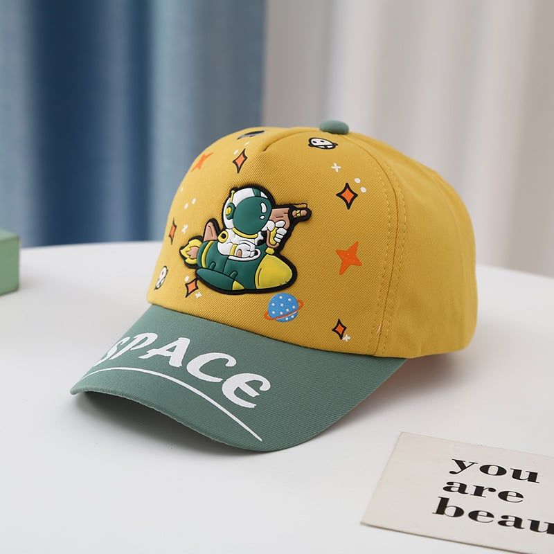 Mũ lưỡi trai cho bé trai TrueKids, nón thêu vũ trụ in space cho bé 2 - 6 tuổi