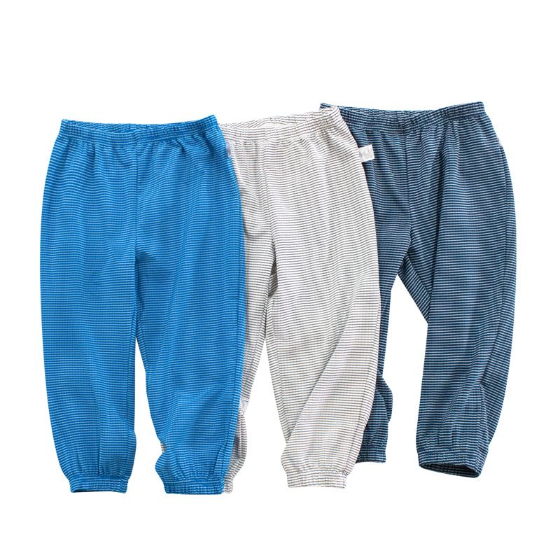 Quần thun bé trai 27KIDS, quần dài thun cho bé trai phối sọc