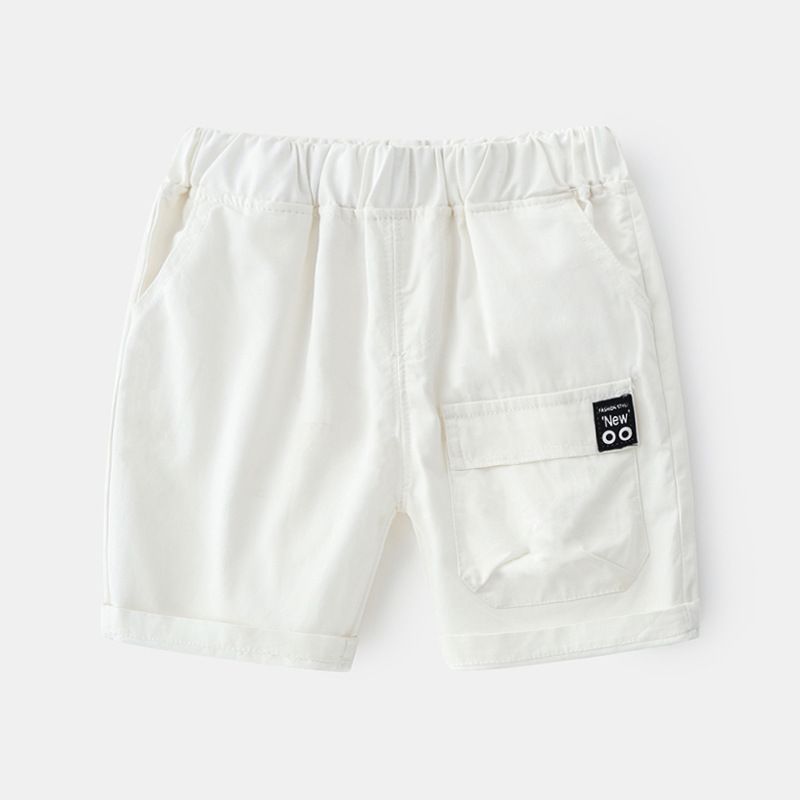 Quần kaki bé trai TrueKids quần short cho bé túi trước