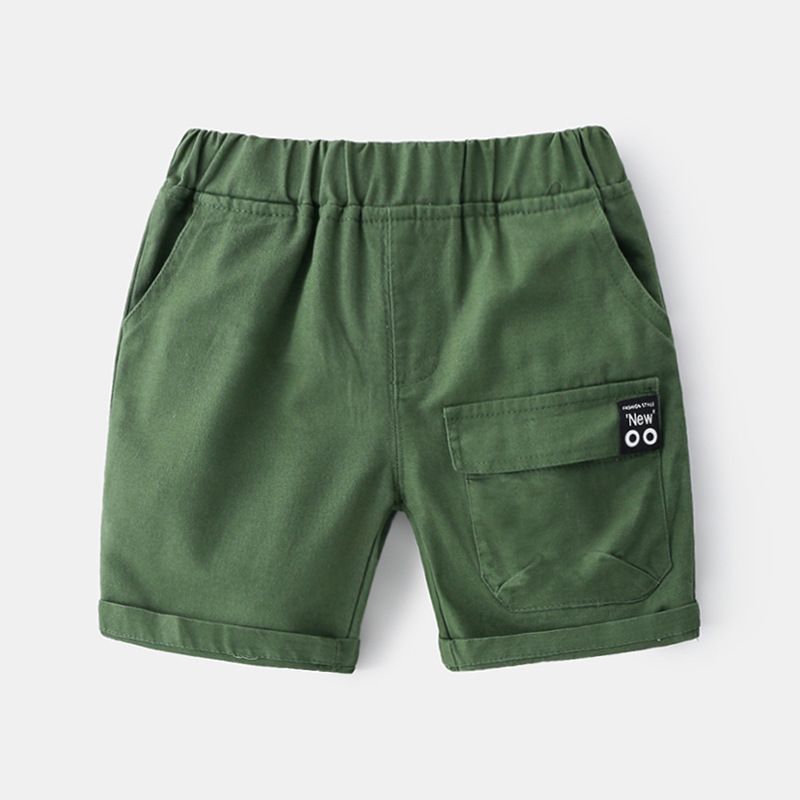 Quần kaki bé trai TrueKids quần short cho bé túi trước