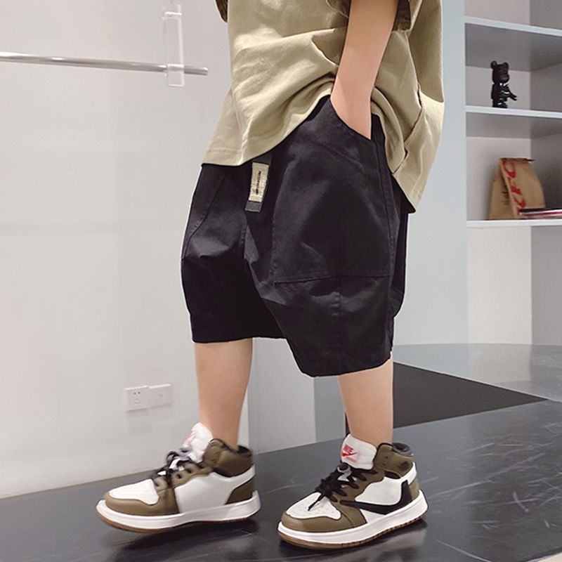 Quần kaki bé trai JALAIRO, quần short kaki cho bé phối dây nịt