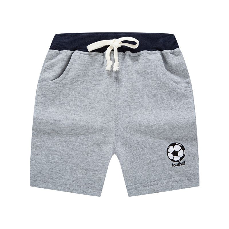 Quần thun bé trai BE TOP, quần short cho bé họa tiết thêu thể thao