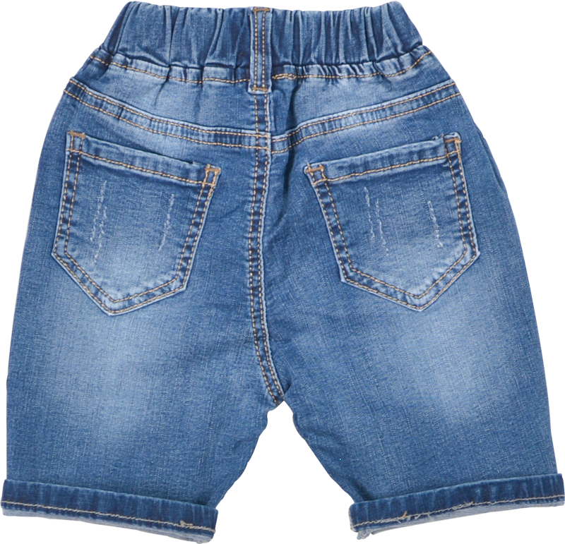 Quần short jean bé trai TrueKids Hàng Xuất Vải Mịn Mềm thêu S.A.T