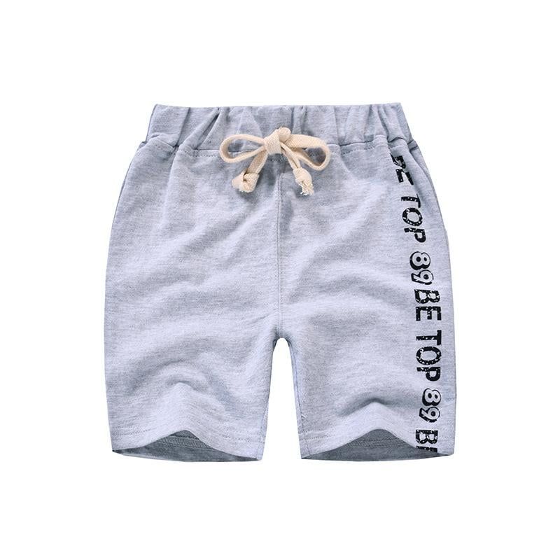 Quần thun bé trai BE TOP, quần short cho bé họa tiết in BE TOP 89