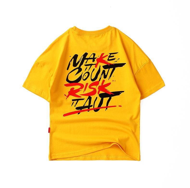 Áo thun trẻ em size đại TrueKids, Áo thun ngắn tay bé trai in chữ slogan
