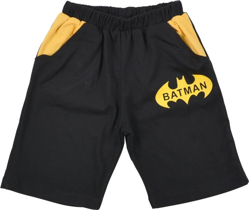 Bộ siêu nhân batman cho bé trai TrueKids, chất cotton 4 chiều quần phối vàng logo batman