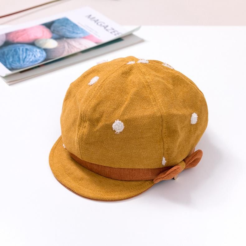 Mũ Baker Boy Cho Bé Gái TrueKids Có Nơ Phong Cách Hàn Quốc Cực Đẹp