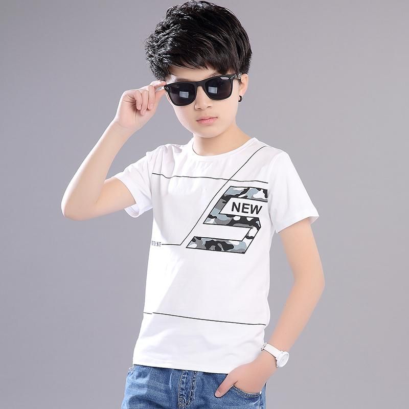 Áo thun bé trai size đại TrueKids, Áo thun ngắn tay bé trai 16 - 40kg Hàng Xuất Âu, Mỹ