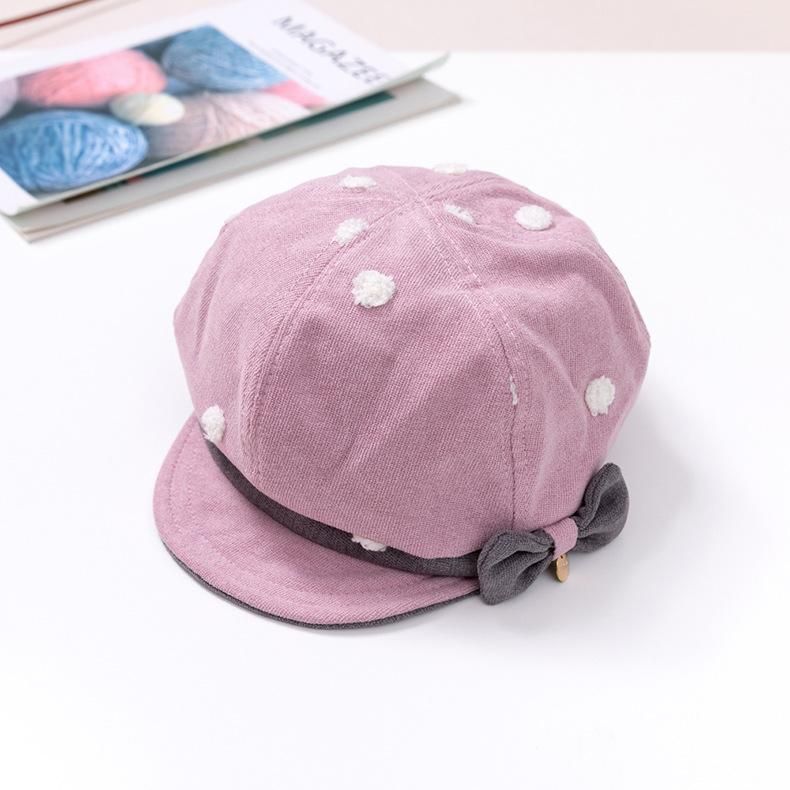 Mũ Baker Boy Cho Bé Gái TrueKids Có Nơ Phong Cách Hàn Quốc Cực Đẹp