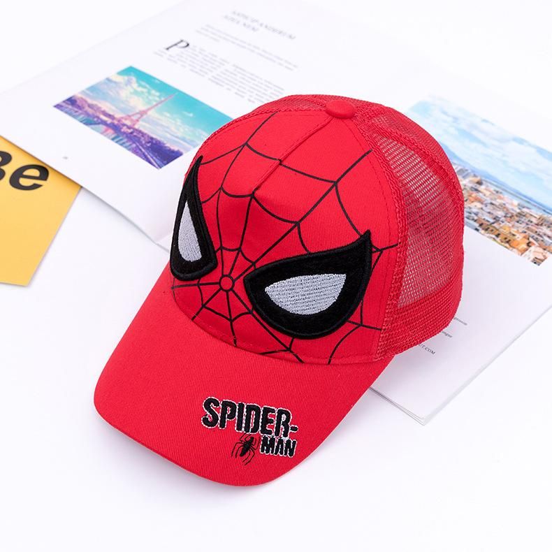 Mũ siêu nhân nhện cho bé trai TrueKids, nón thêu siêu nhân nhện cho bé 3 - 8 tuổi