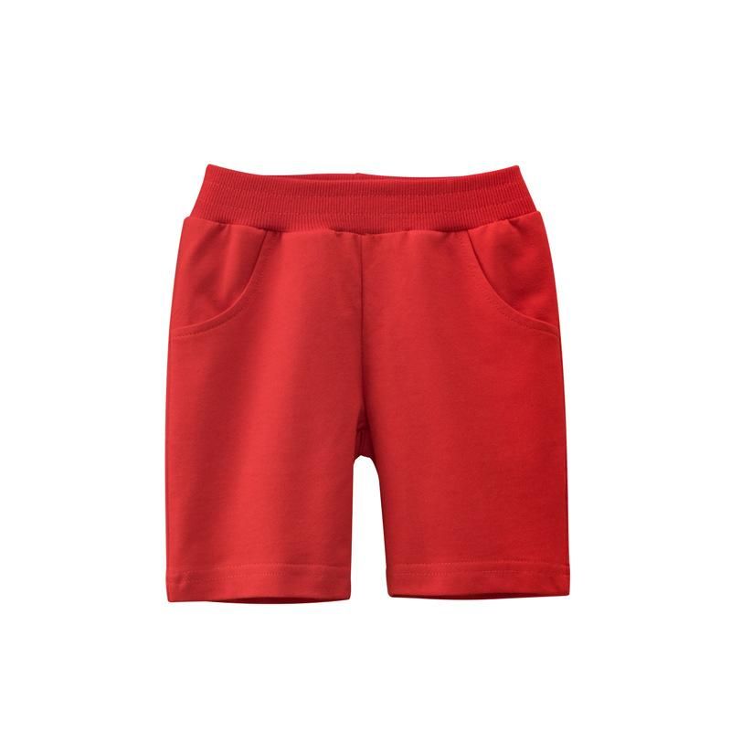 Quần thun bé trai 27KIDS, quần short cho bé trai thun trơn nhiều màu
