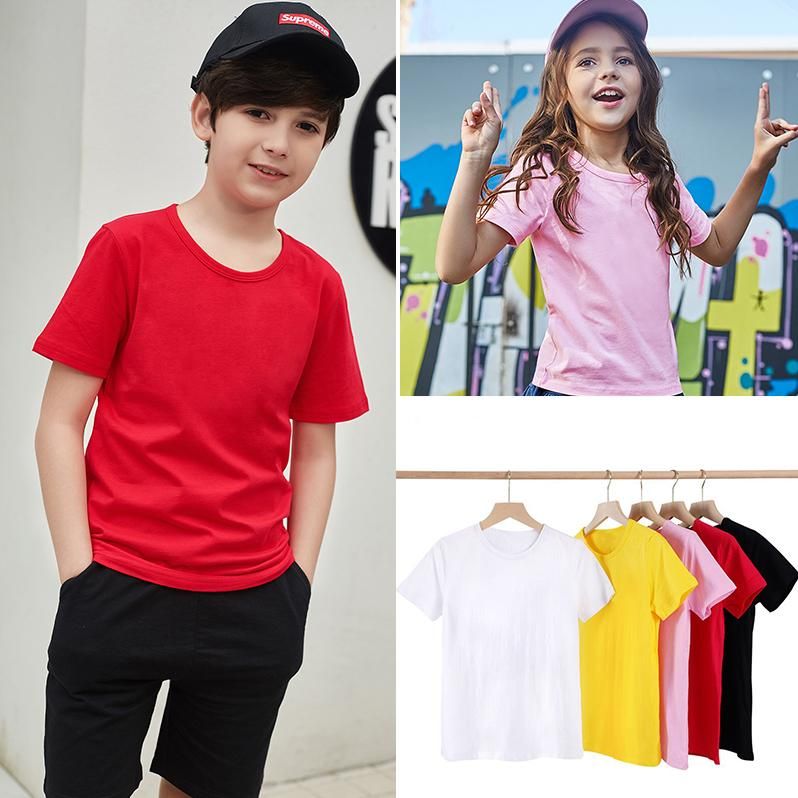Áo thun trẻ em Truekids, áo thun trơn cho bé trai bé gái nhiều màu