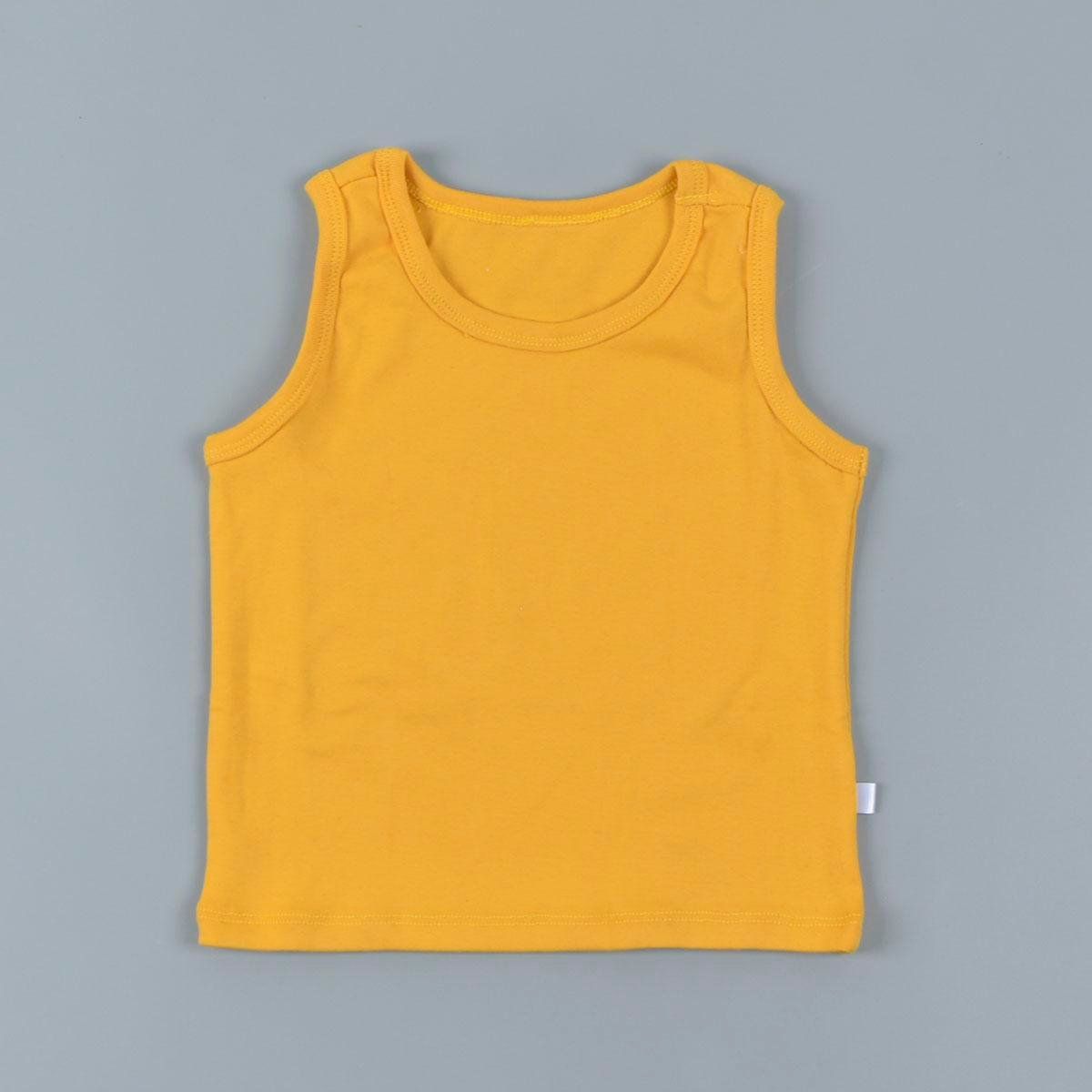 Áo thun bé trai truekids, áo ba lỗ trơn chất cotton borip