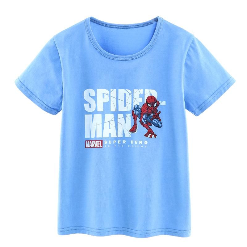  Áo thun bé trai truekids, áo phông chất cotton 100% in hình siêu nhân nhện 