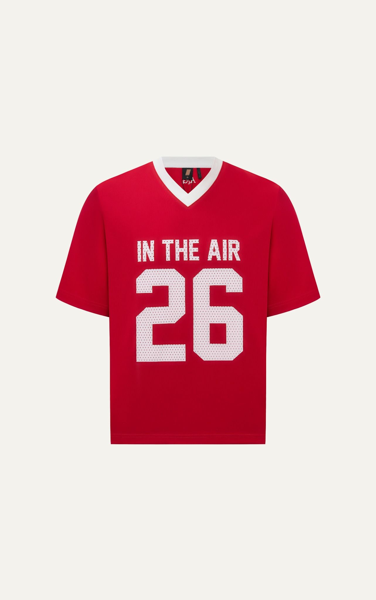AG06 STUDIO LOOSE FIT LOGO T-SHIRT - RED
