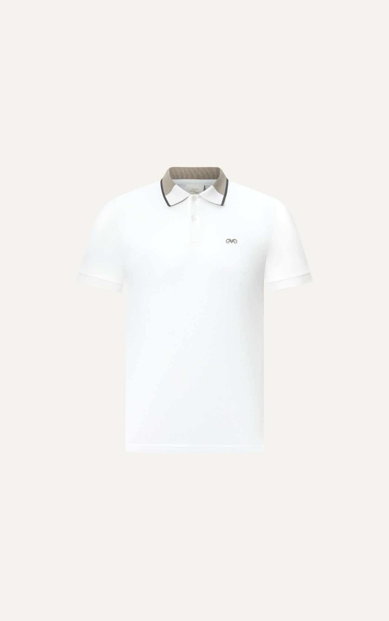 AG893 NEW PREMIUM SLIMFIT POLO - BEIGE