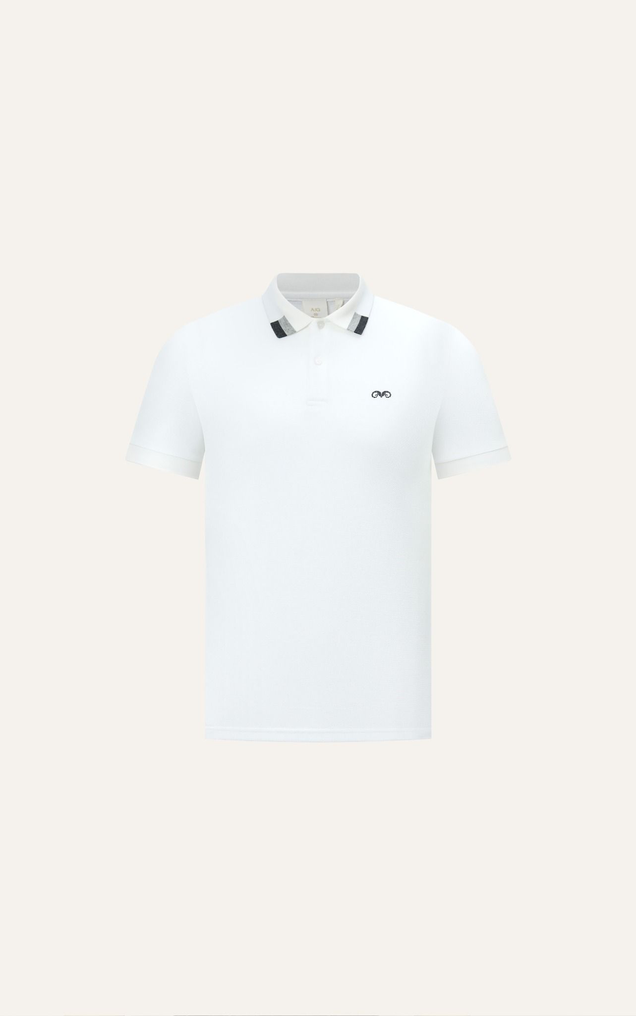 AG65 PREMIUM SLIMFIT POLO - WHITE