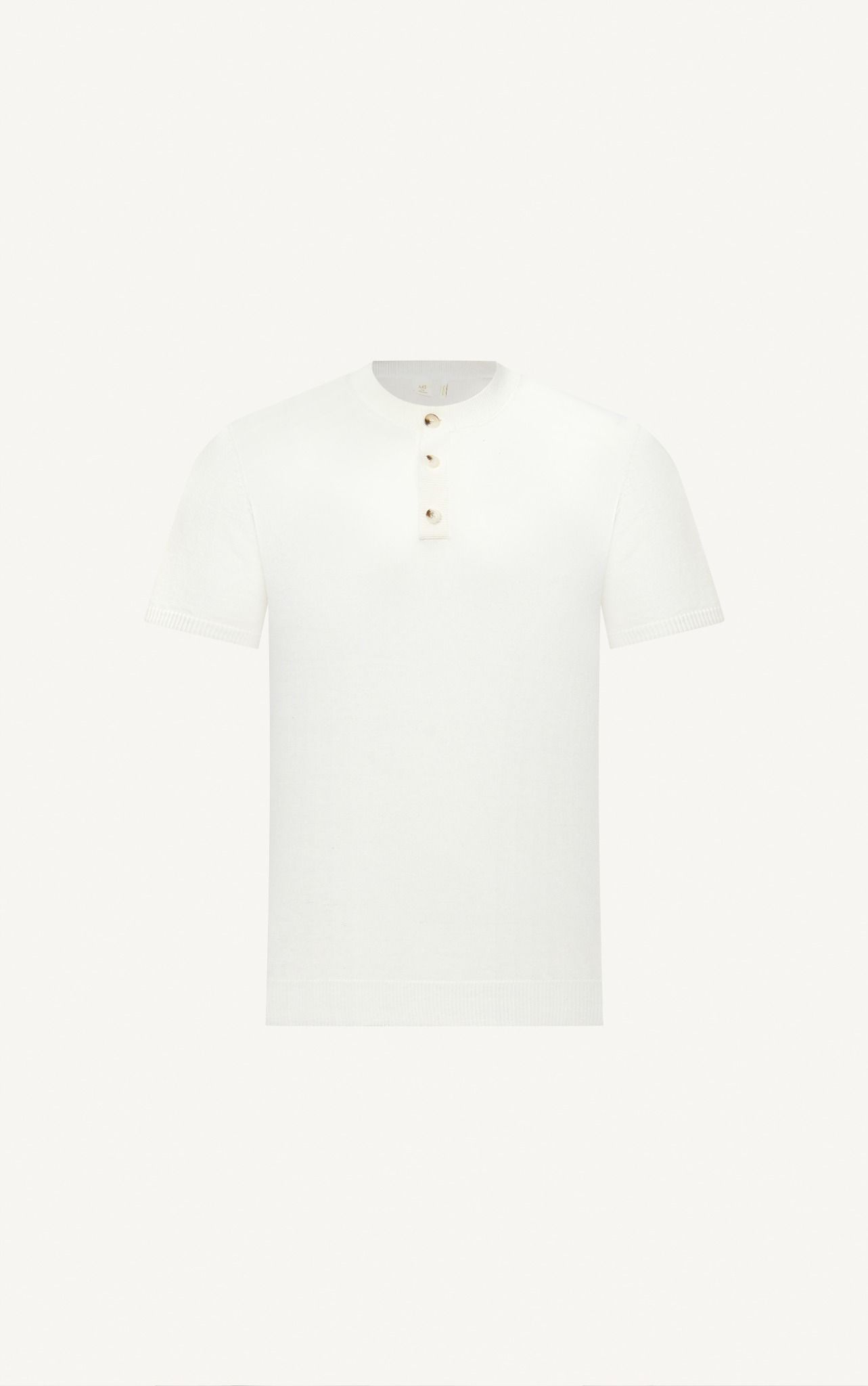 AG607 PREMIUM REGULAR FIT KNIT T-SHIRT - WHITE