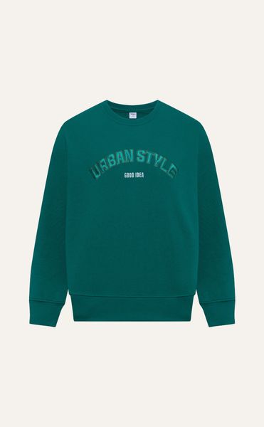  AG694 STUDIO OVERSIZE EMBROIDERED "URBAN STYLE" - GREEN