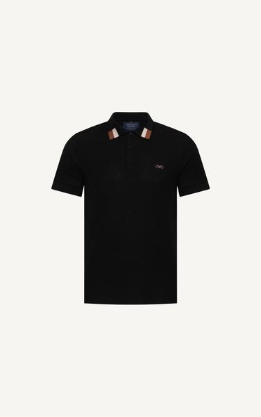  AG65 PREMIUM SLIMFIT POLO - BLACK