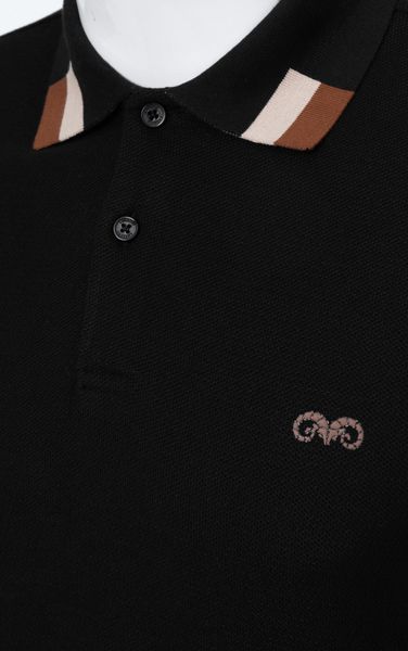  AG65 PREMIUM SLIMFIT POLO - BLACK 