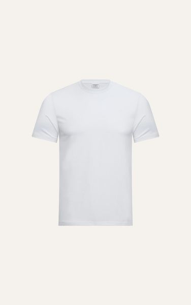  AG78 FACTORY REGULAR FIT EVERYDAY LOGO PRINTED T-SHIRT - WHITE