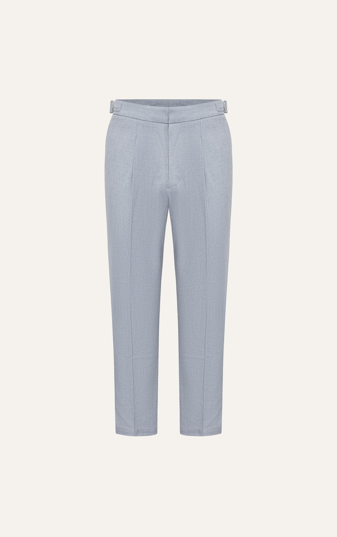  AG09 PREMIUM SLIMFIT SIDETAB TROUSERS - LIGHT GREY 