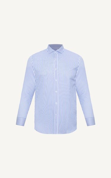  AG5877 PREMIUM SLIMFIT BENGAL STRIPED SHIRT - LIGHT BLUE