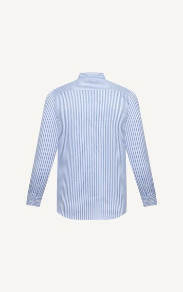  AG5877 PREMIUM SLIMFIT BENGAL STRIPED SHIRT - LIGHT BLUE 