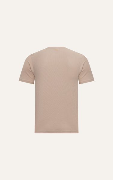  AG63 FACTORY REGULAR FIT BASIC T-SHIRT WITH POCKET - BROWN 