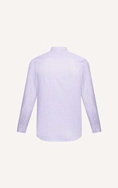  AG865 PREMIUM SLIMFIT MICRO CHECKED SHIRT - PINK 