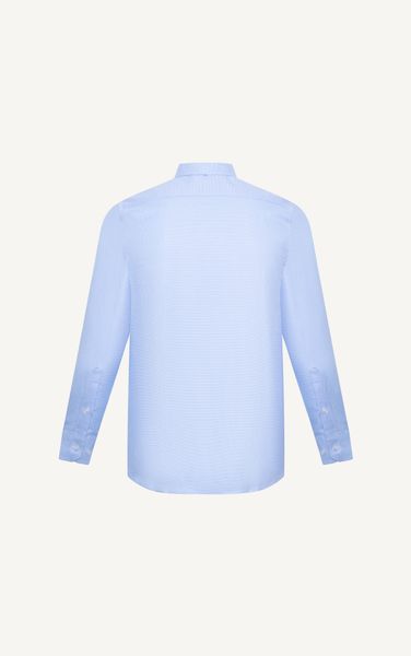  AG66 MICRO CHECK SHIRT IN BLUE 