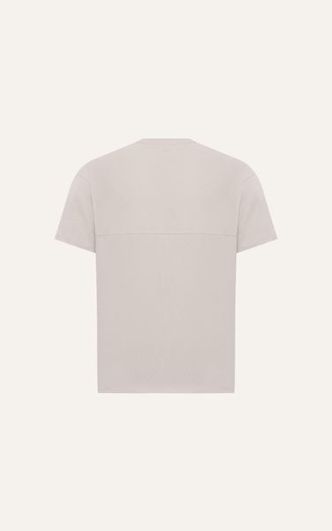  AG681 FACTORY OVERSIZE CHEST POCKET T-SHIRT - OFF WHITE 