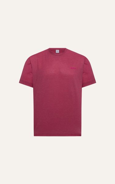  AG60 FACTORY REGULAR FIT EMBROIDERED "AMUS" T-SHIRT - PINK