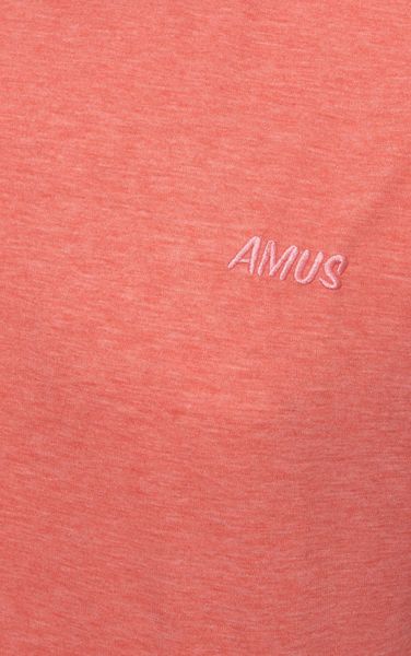  AG60 FACTORY REGULAR FIT EMBROIDERED "AMUS" T-SHIRT - ORANGE 