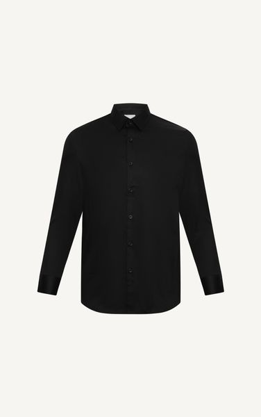  AG618 SLIM FIT SHIRT IN BLACK