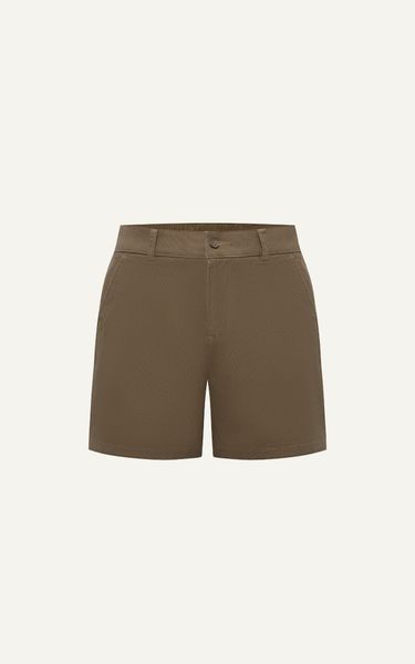  AG510 STUDIO SLIMFIT NEW DRY STRETCH SHORTS - BROWN