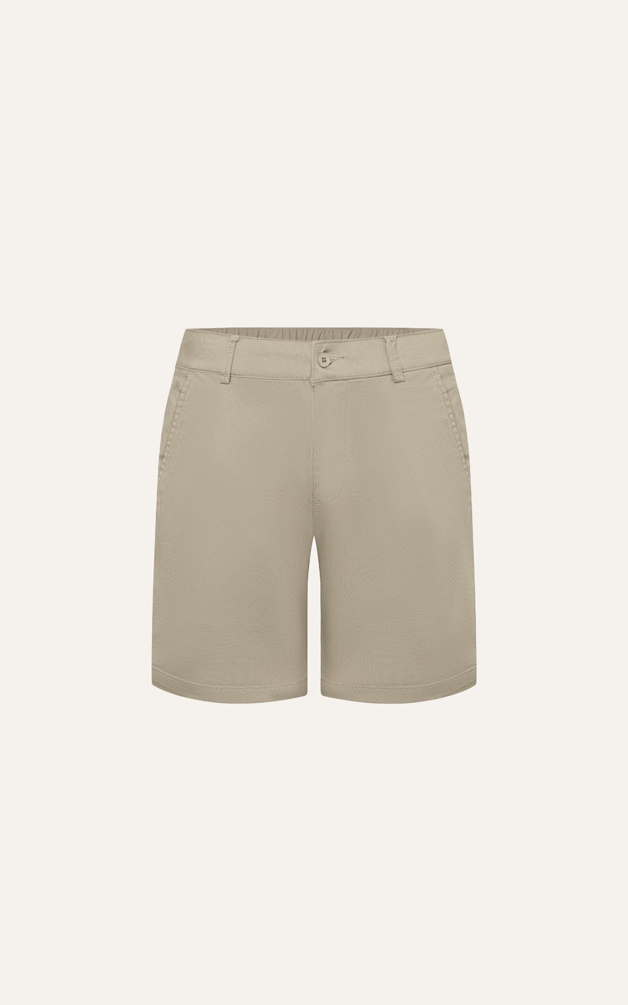  AG510 STUDIO SLIMFIT NEW DRY STRETCH SHORTS - BEIGE 