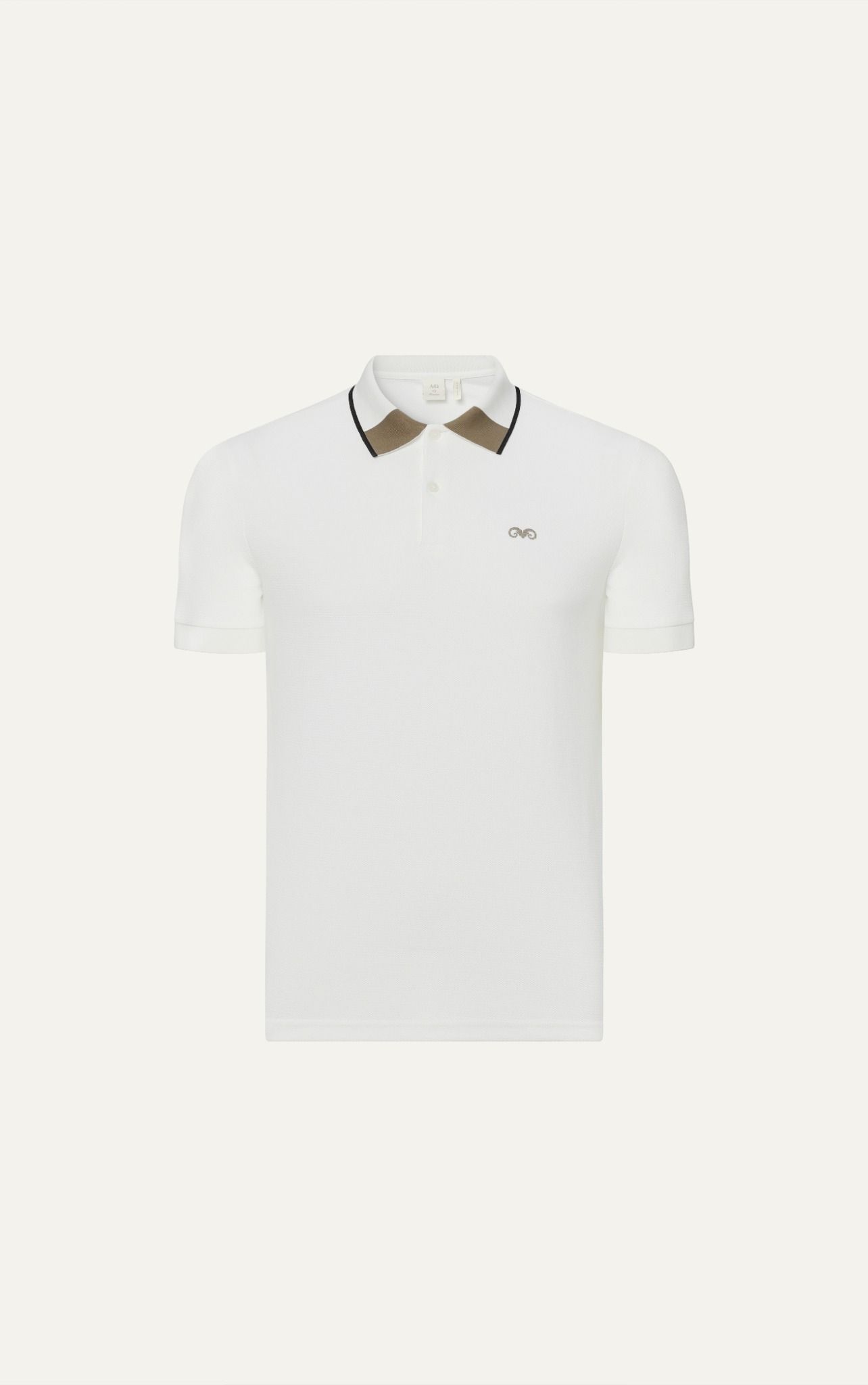 AG01 PREMIUM SLIMFIT POLO - BEIGE