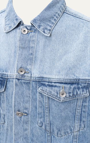  AG06 PREMIUM LOOSE FIT ICONIC JEAN JACKET - LIGHT BLUE 